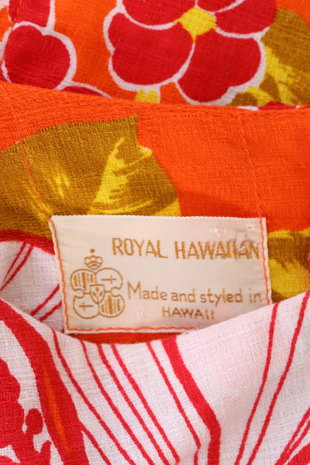 1960s Hot House Hawaiian Shift S