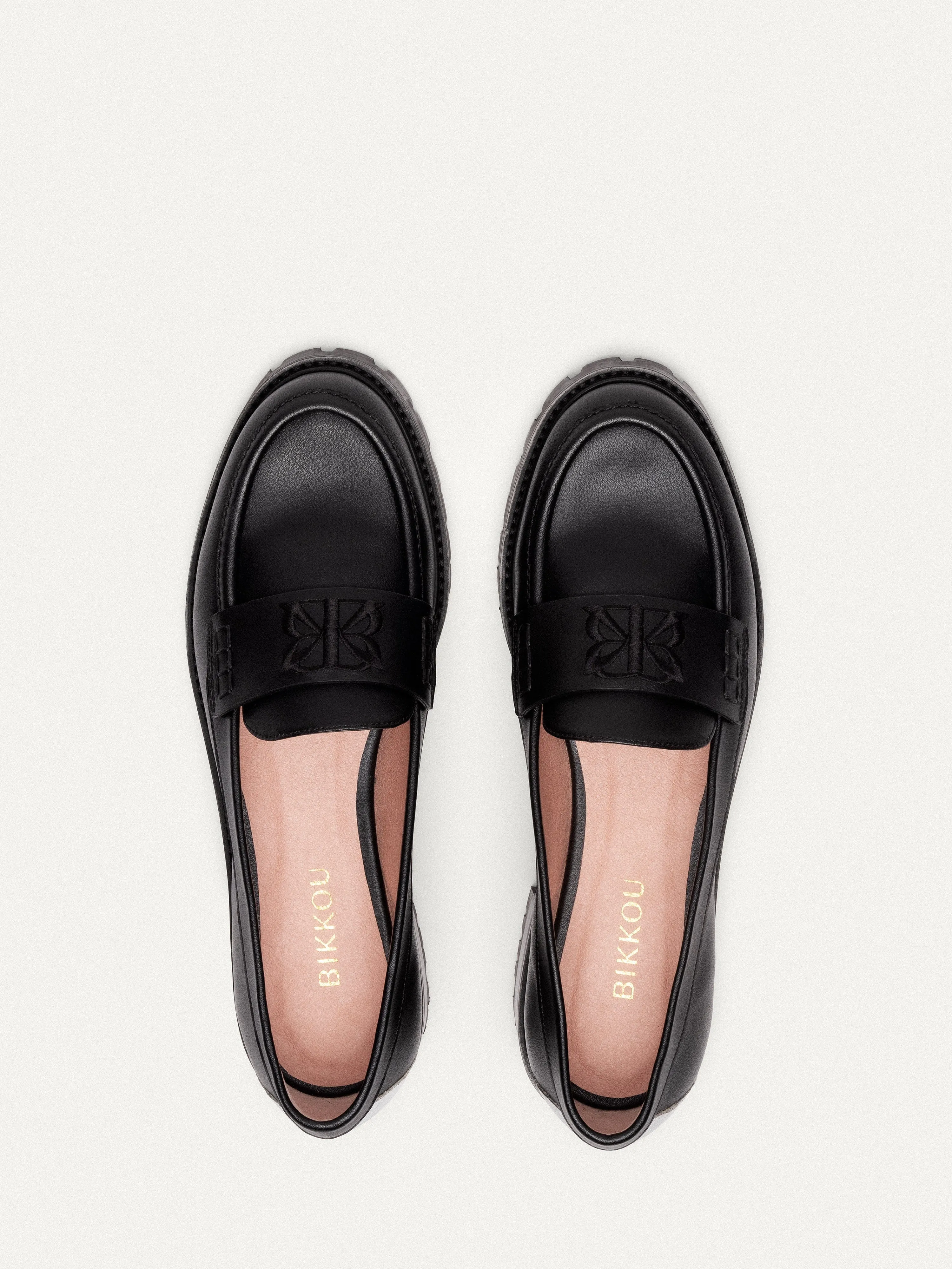 4:00pm Conf Call Vegan Leather Loafers | Black & Silver