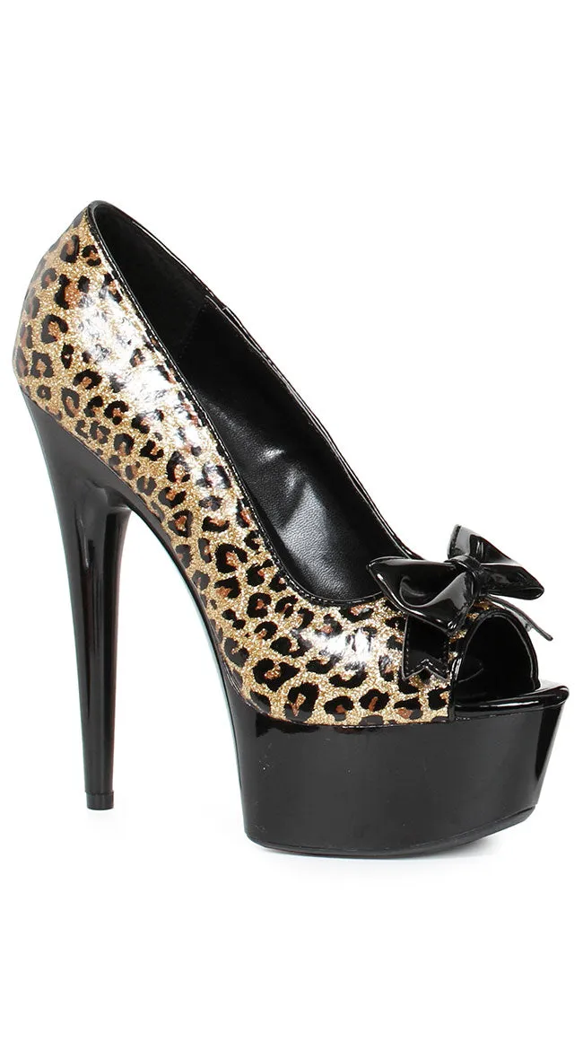 6" Leopard Print Pumps