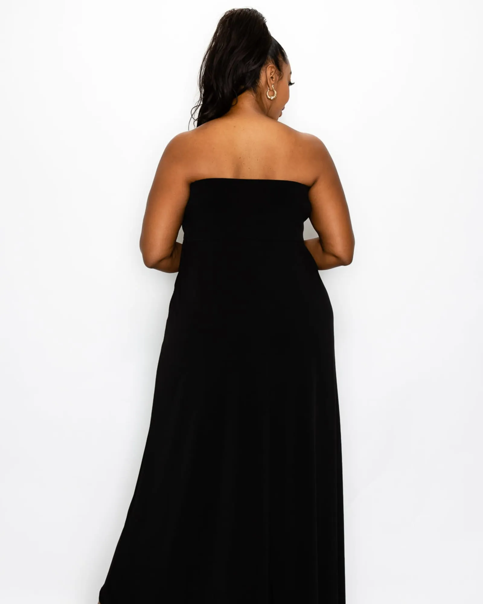 Adrianne High Low Dress | Black