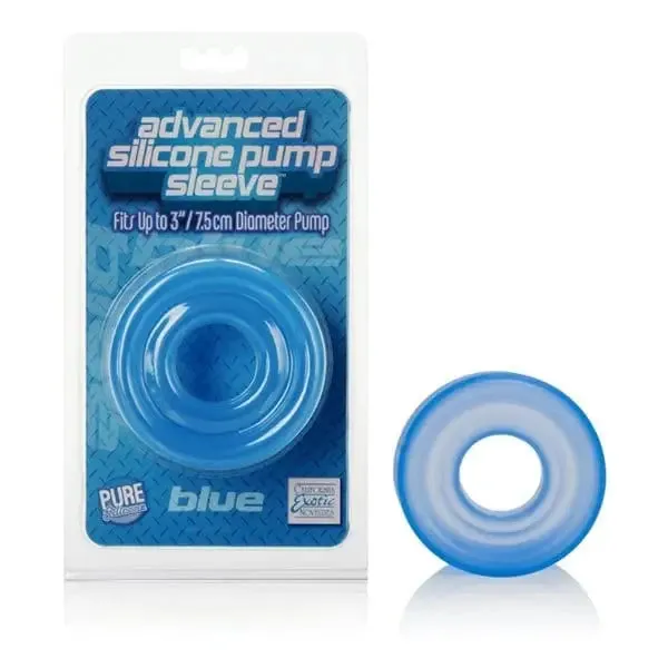 Ultra-Durable Advanced Silicone Pump Sleeve - Blue, Enhanced Grip and Comfort for Optimal Performance