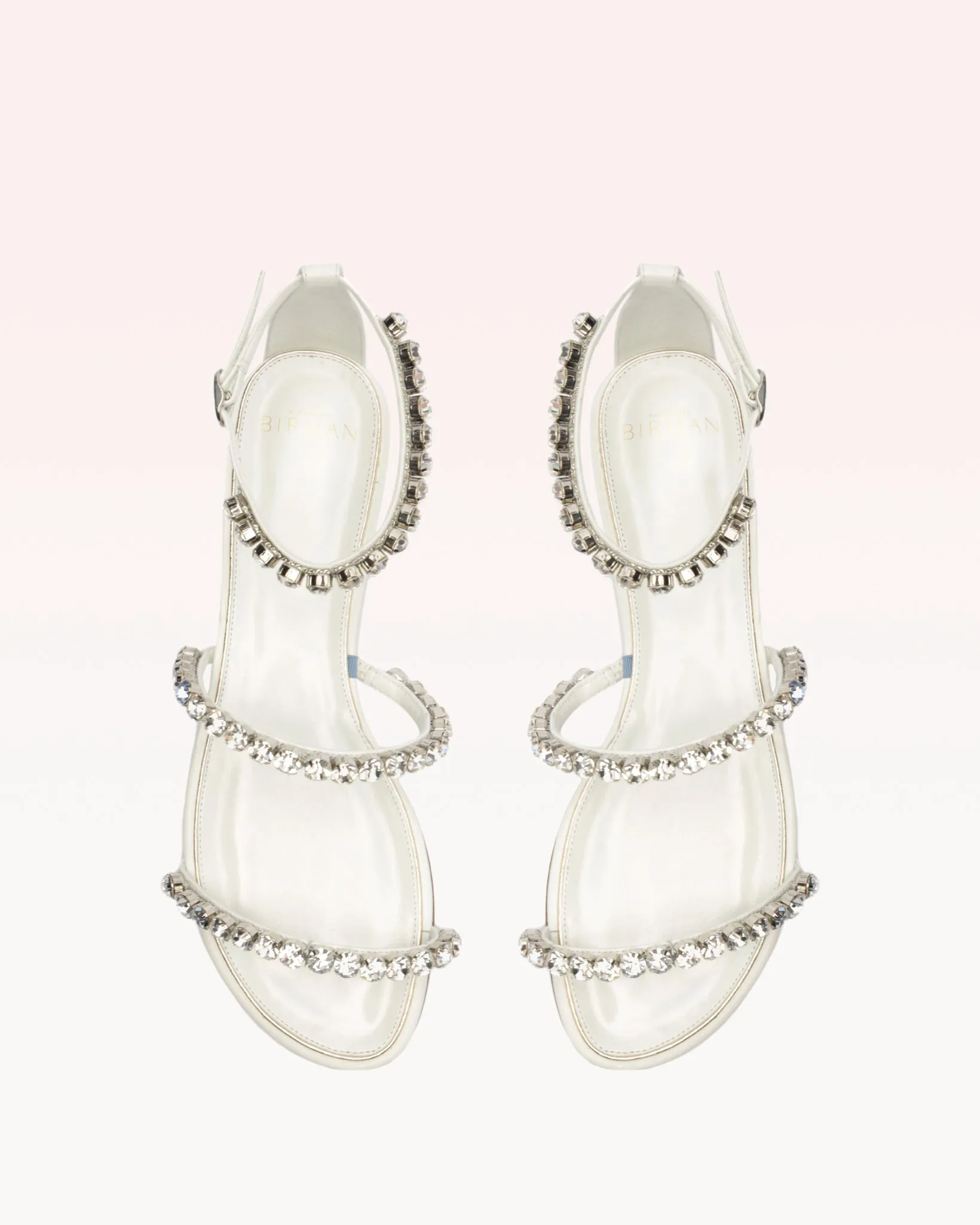 Alexa Crystals Flat Bridal White