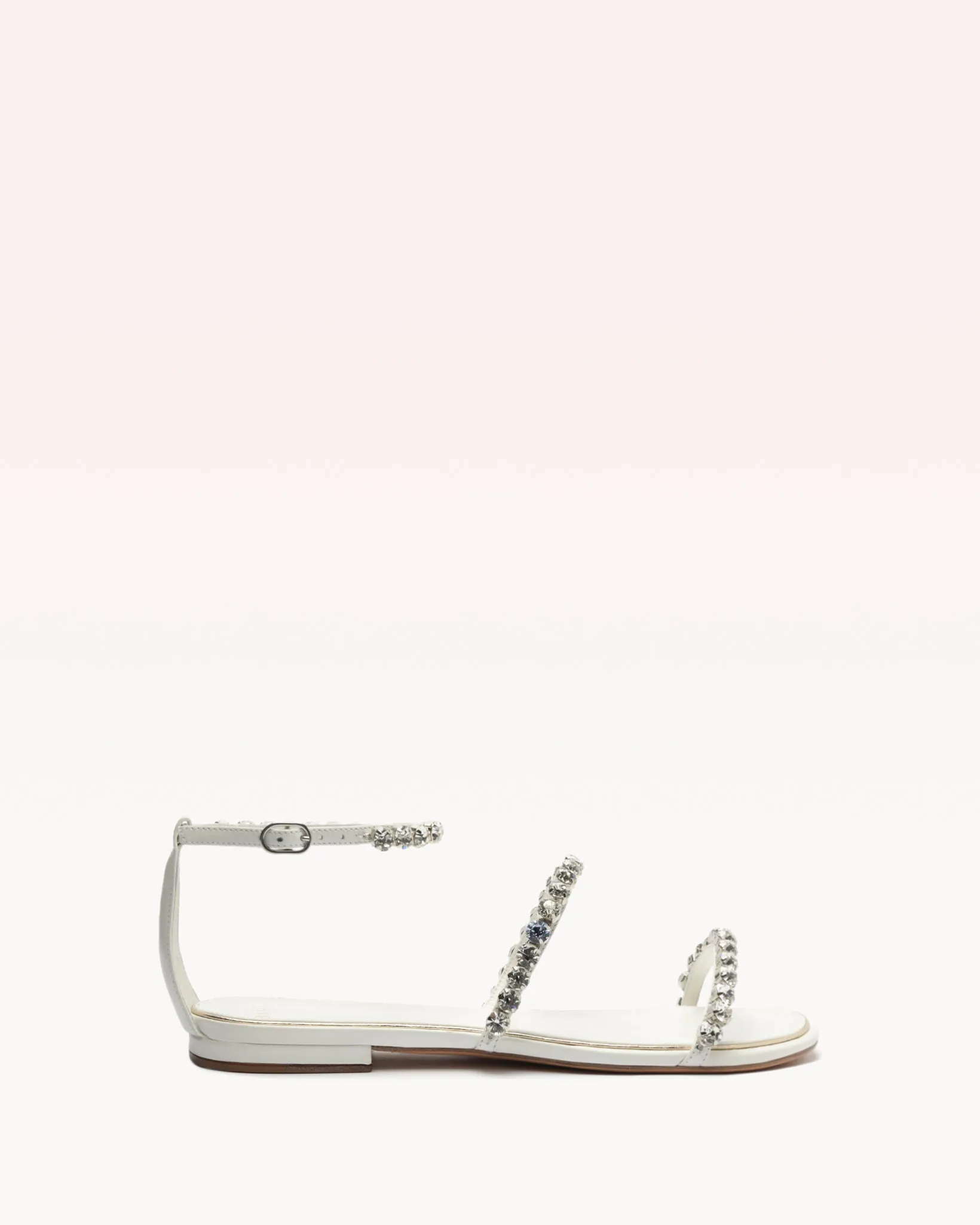 Alexa Crystals Flat Bridal White