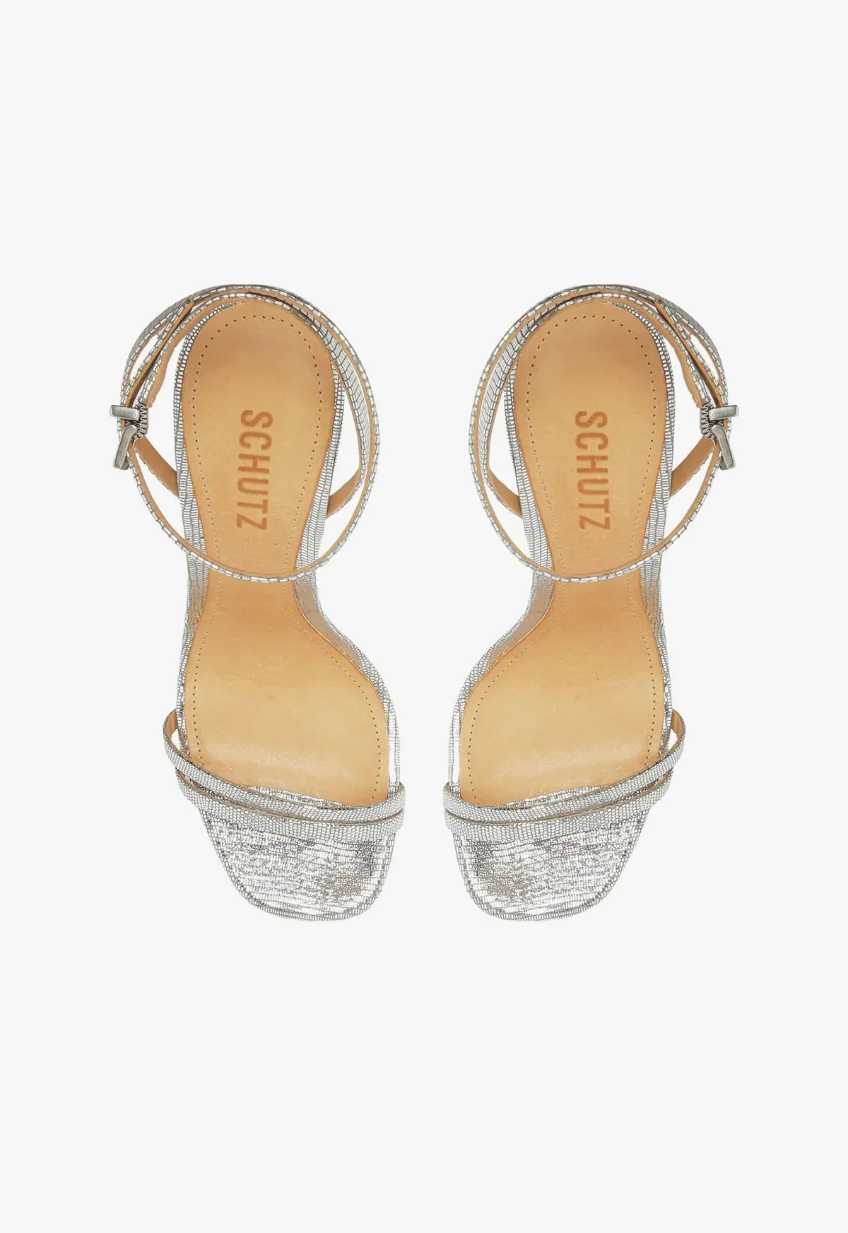 Altina Embossed-Leather Sandal