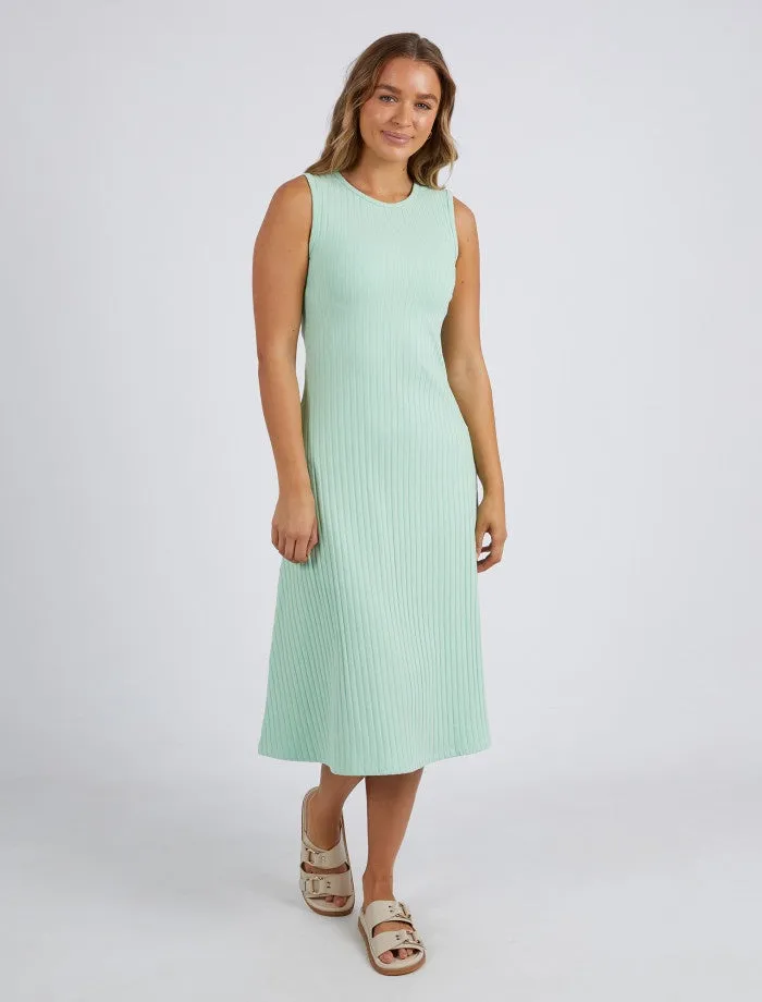 Amelie Rib Dress (Fresh Mint)