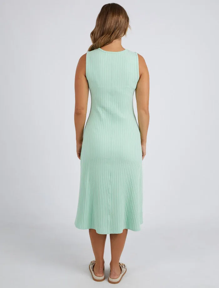 Amelie Rib Dress (Fresh Mint)