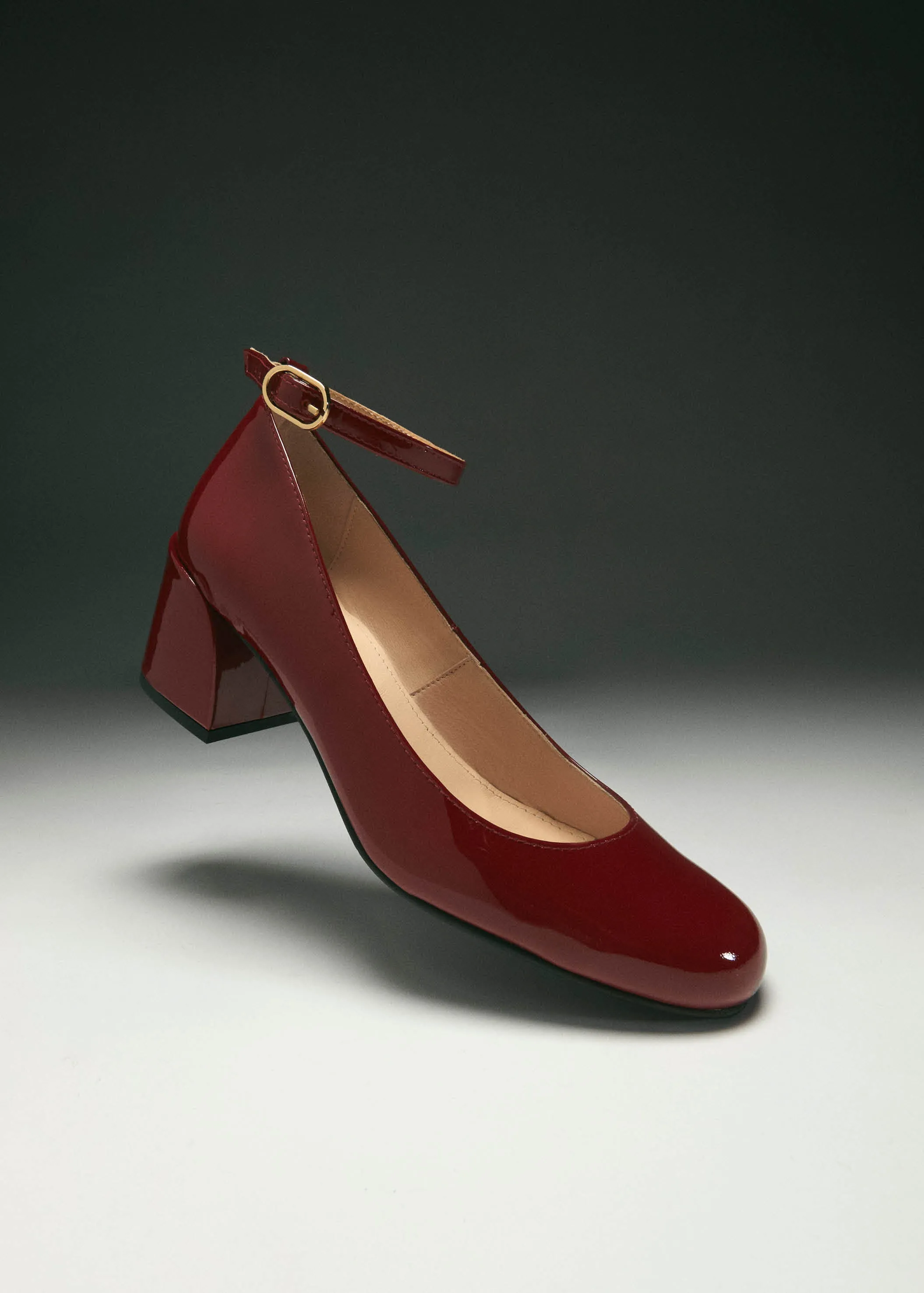 Antoine Onix Elegant Burgundy Leather High-Heeled Pumps