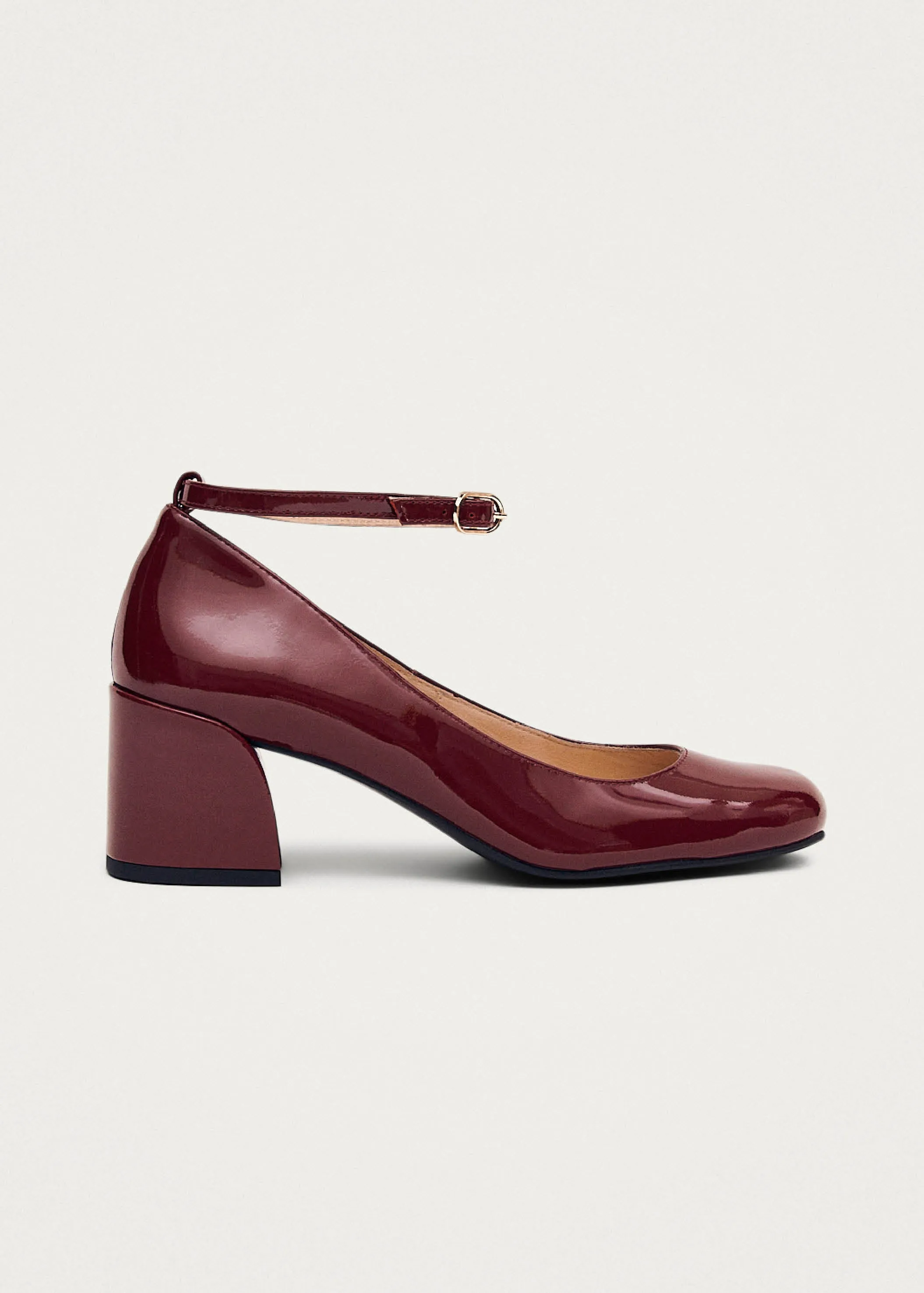 Antoine Onix Elegant Burgundy Leather High-Heeled Pumps