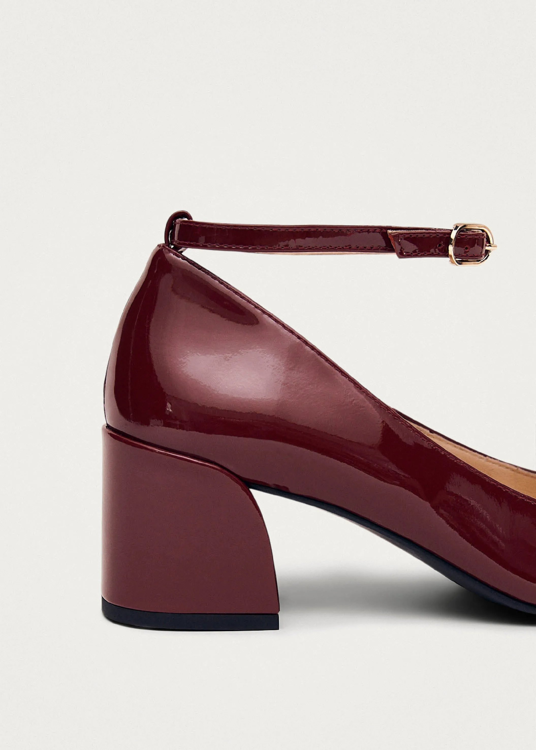 Antoine Onix Elegant Burgundy Leather High-Heeled Pumps