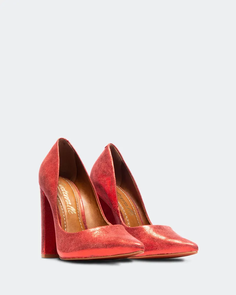 Antonella Red Metallic