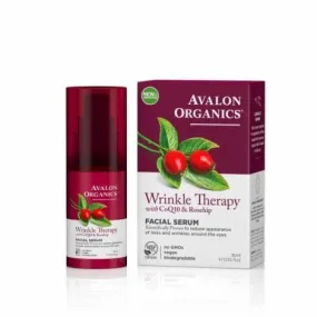 Avalon organics - wrinkle therapy with coq10 & rosehip, 0.55 fl oz -16 ml