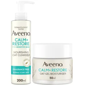 Aveeno Face Calm and Restore Sensitive Skin Best Seller Duo