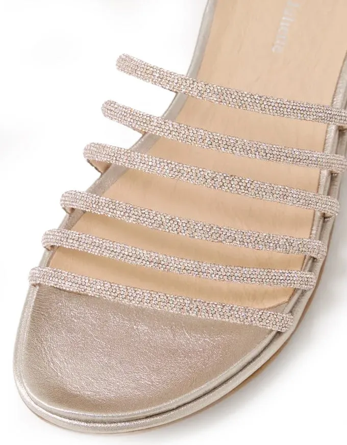 Battar Sandals Platino Jewel