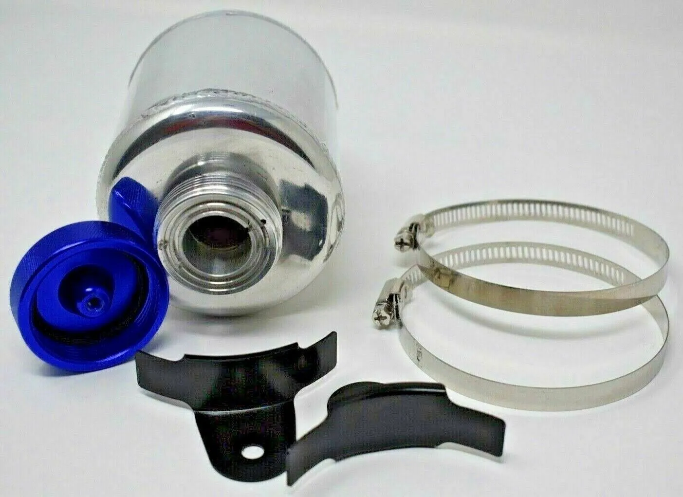 Billet Aluminum Power Steering Tank Reservoir & Cap Universal 2Day Delivery