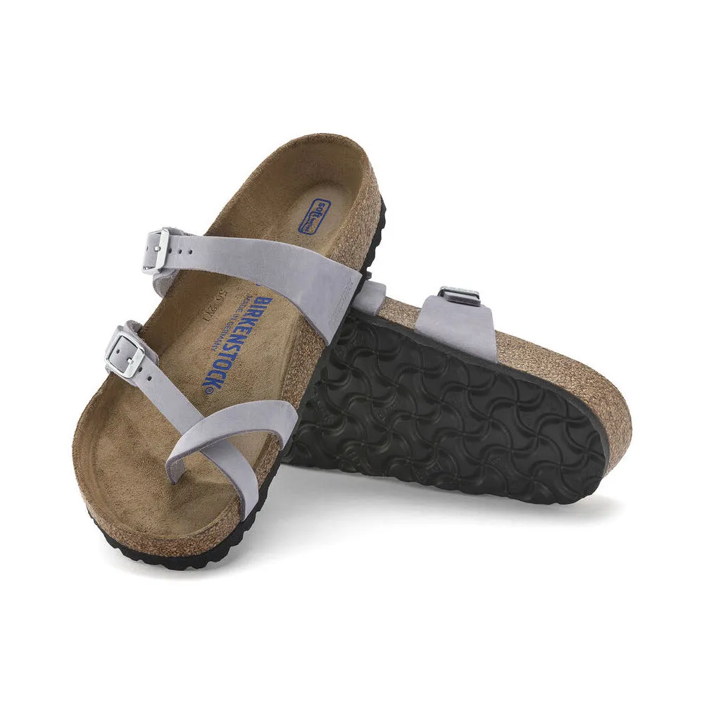 BIRKENSTOCK MAYARI PURPLE FOG NUBUCK - WOMENS