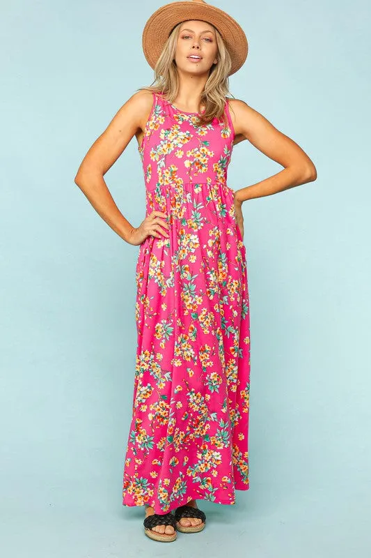 Blushing Bouquet Maxi Dress