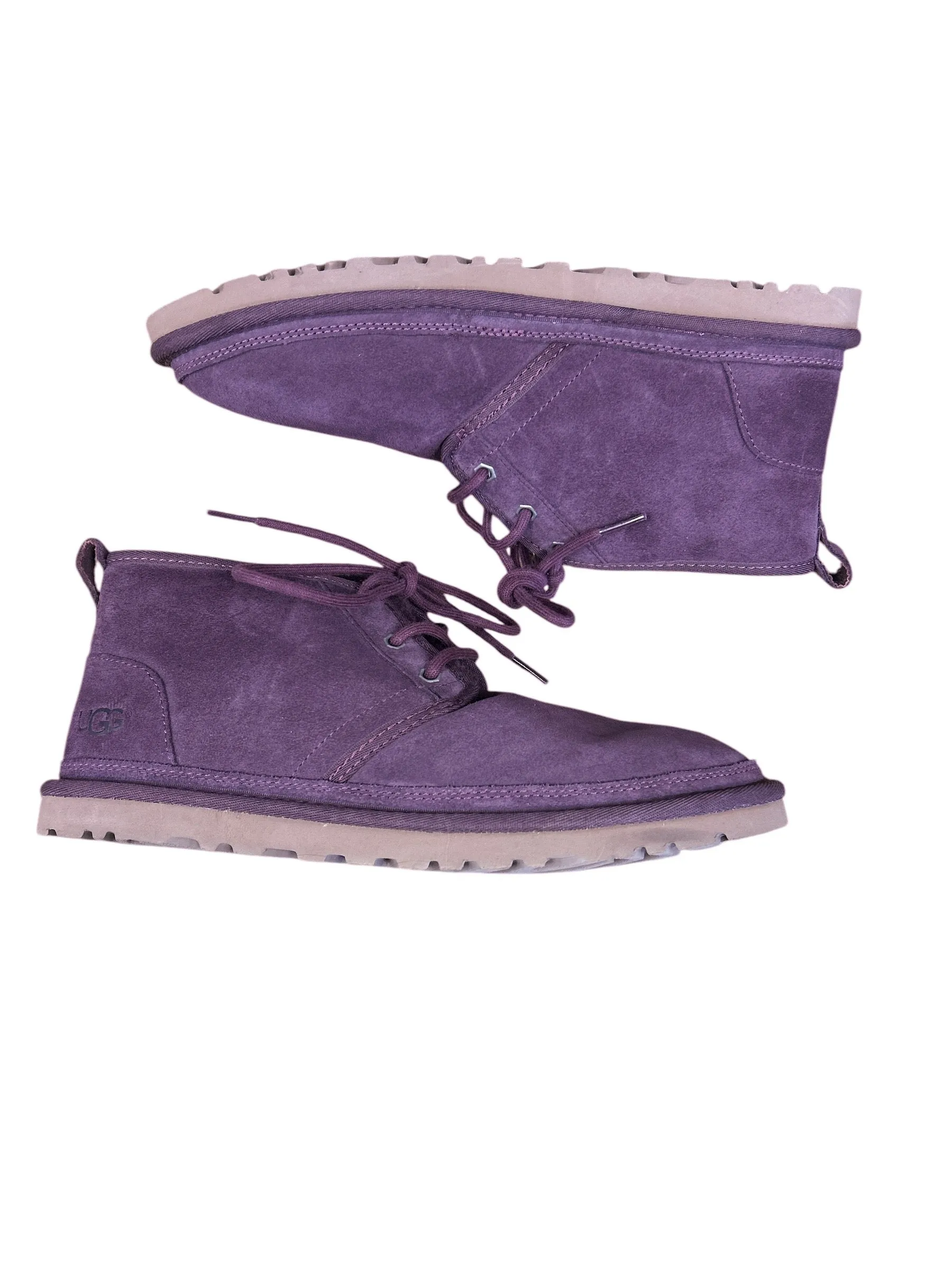 Boots Ankle Flats By Ugg In Purple, Size: 10