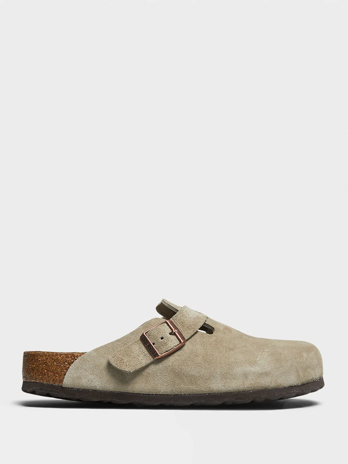 Boston Suede Sandals Regular in Taupe