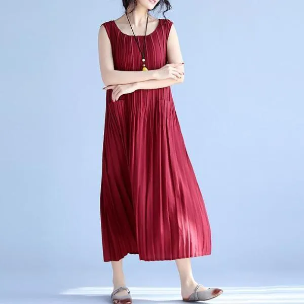 Bright Destiny Pleated Midi Dress