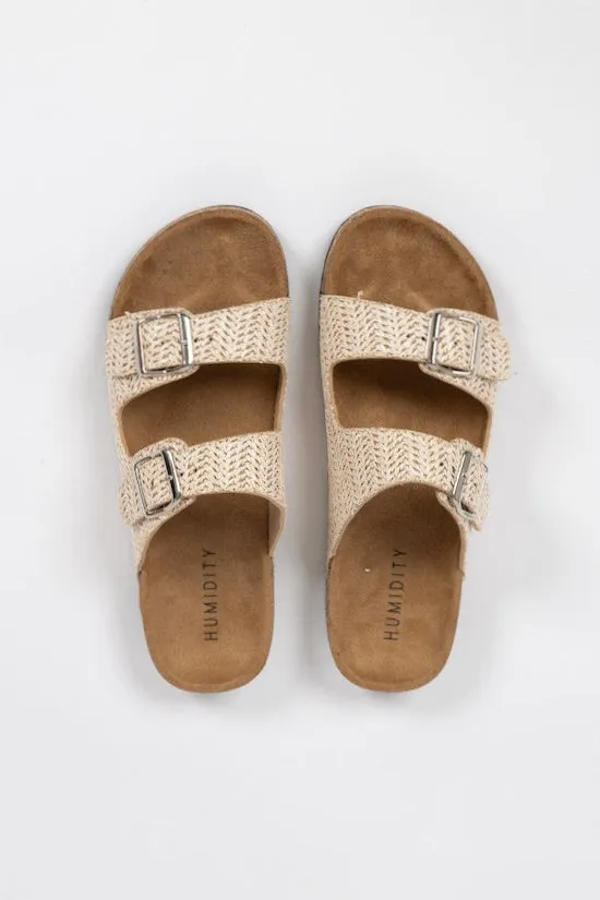 Coast Ivory Raffia Slide