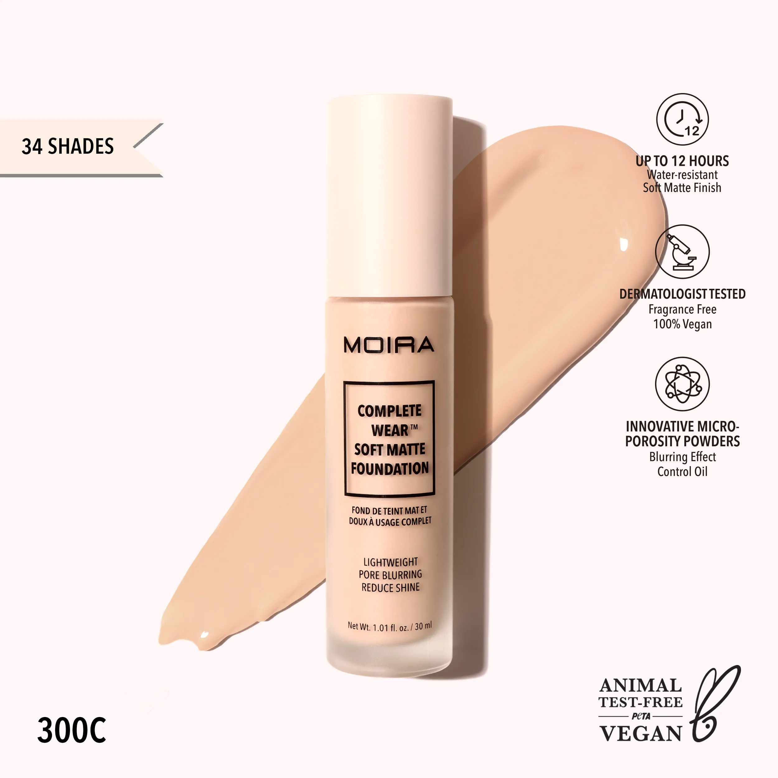 Complete Wear™ Soft Matte Foundation (300C)