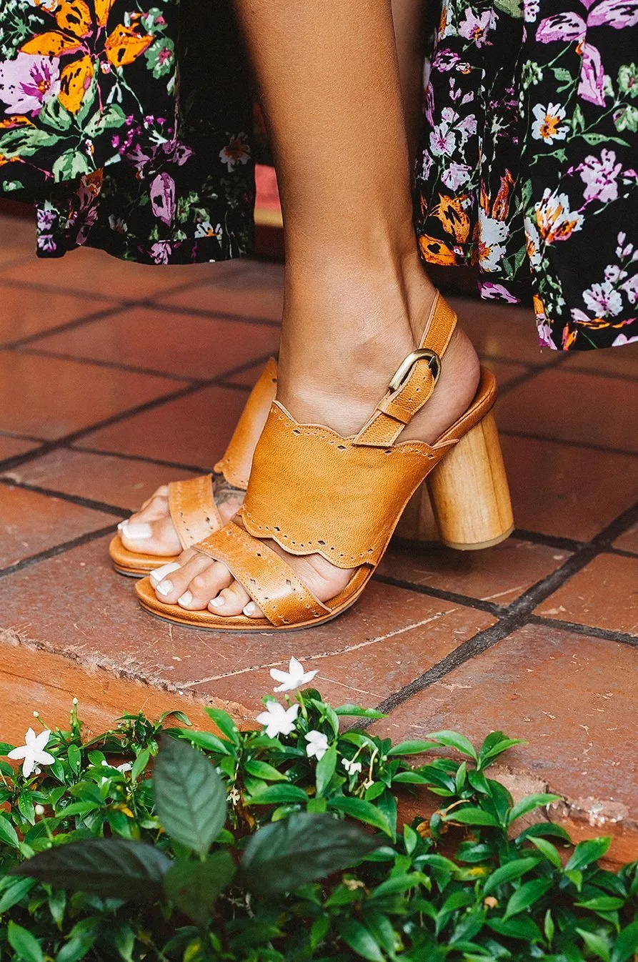 Crystal Glow Leather Heels