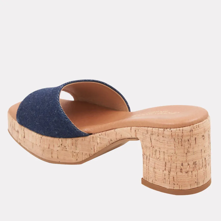 Cypress Denim Heel