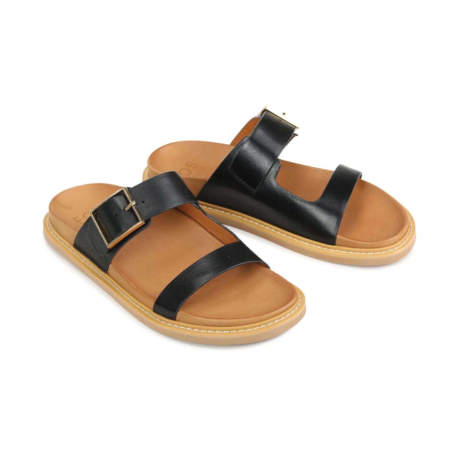 DEDRA LEATHER SANDALS