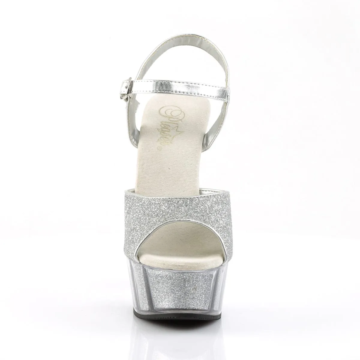 DELIGHT-609-5G Silver Glitter/Silver Glitter