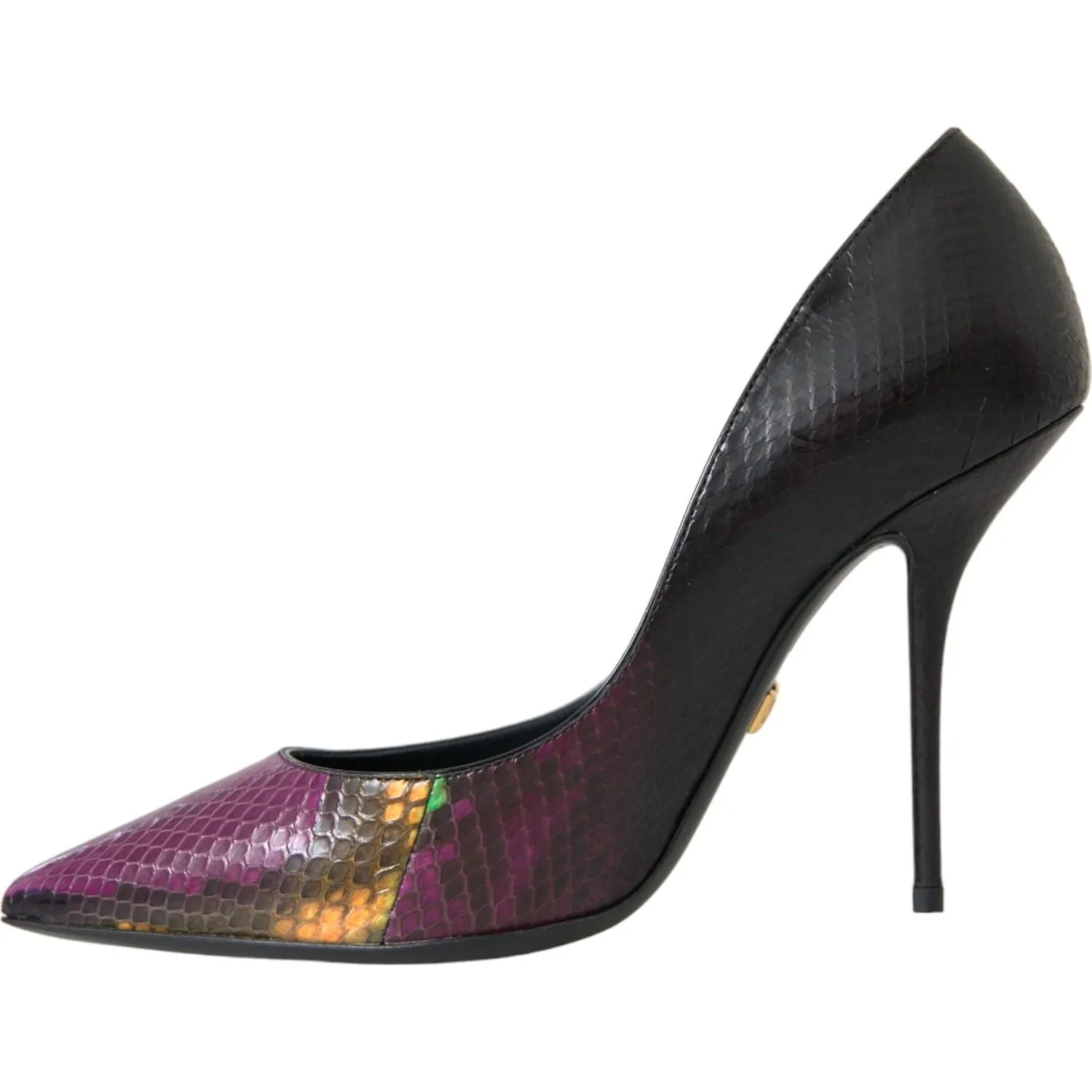 Dolce & Gabbana Multicolor Exotic Leather Heels Pumps Shoes