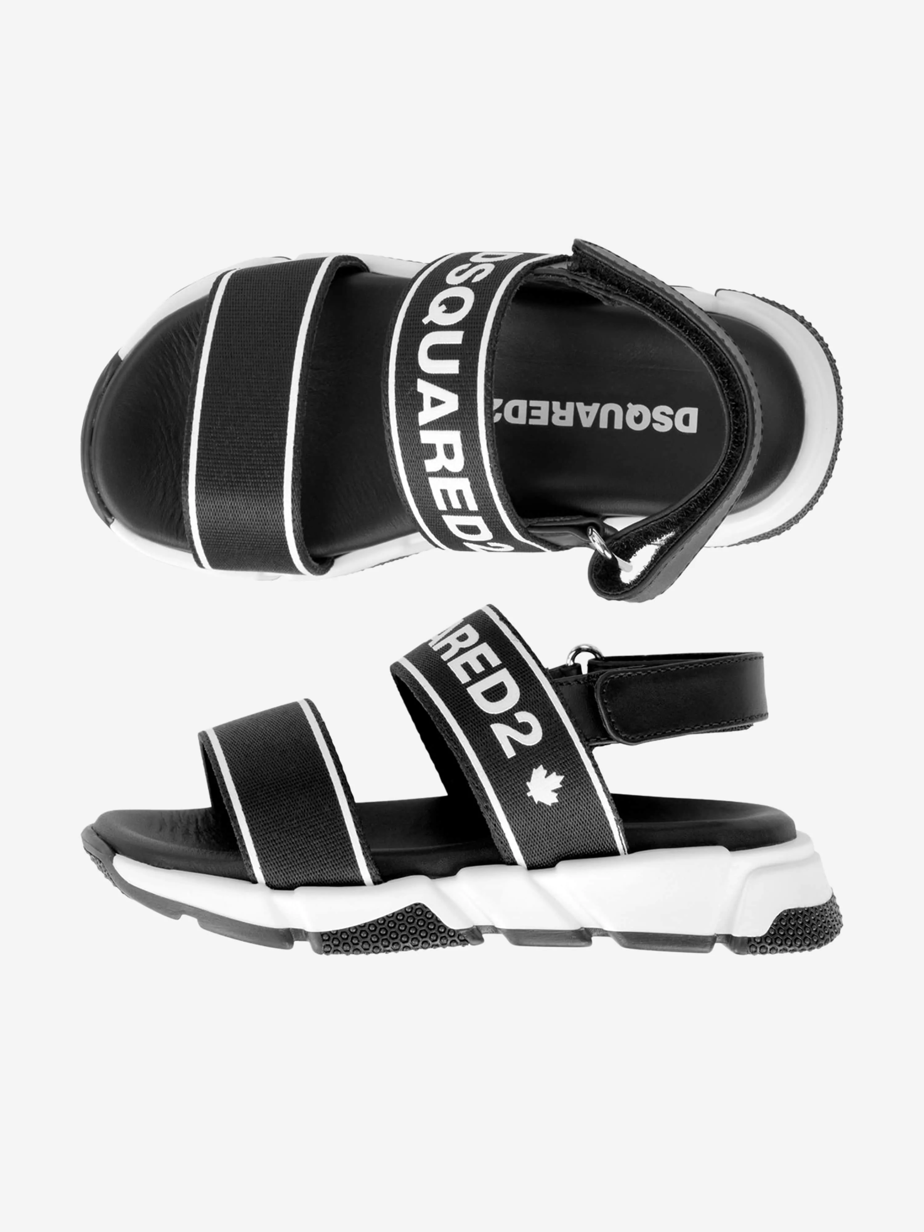 Dsquared2 Kids-Sandals--Logo-Sandals