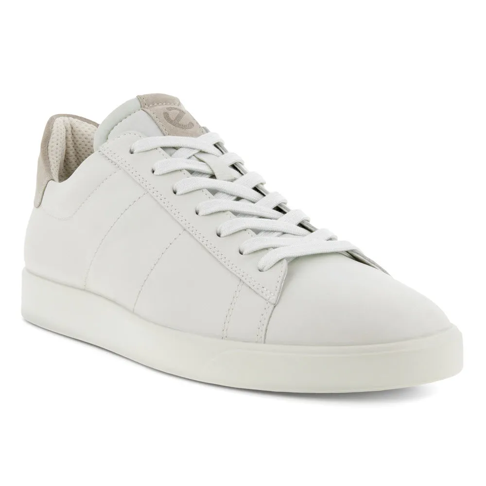 ECCO STREET LITE RETRO SNEAKER WHITE/GRAVEL - MENS