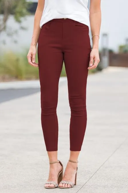 Elastic Stretch Jeggings (Plus)