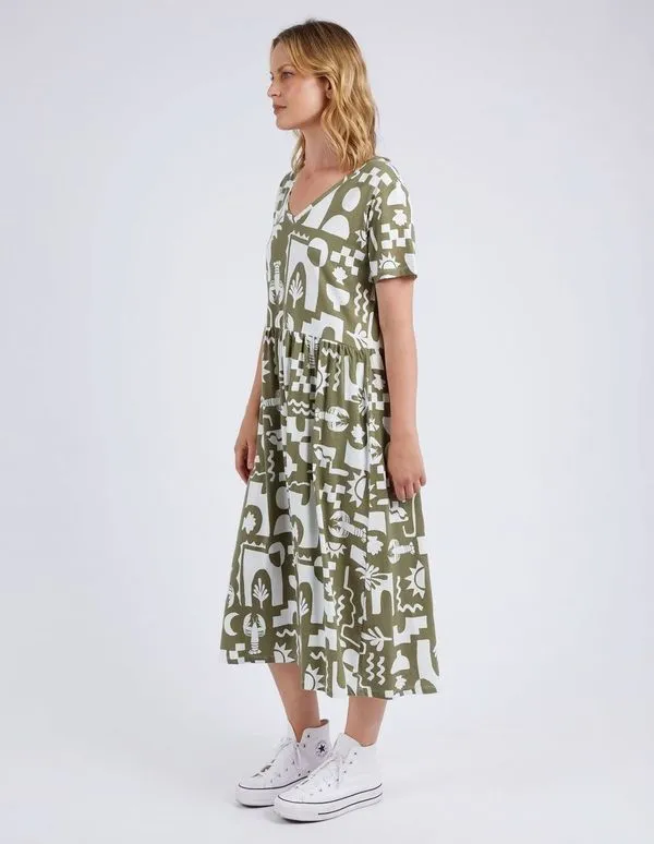 Elm Postcard Tee Dress