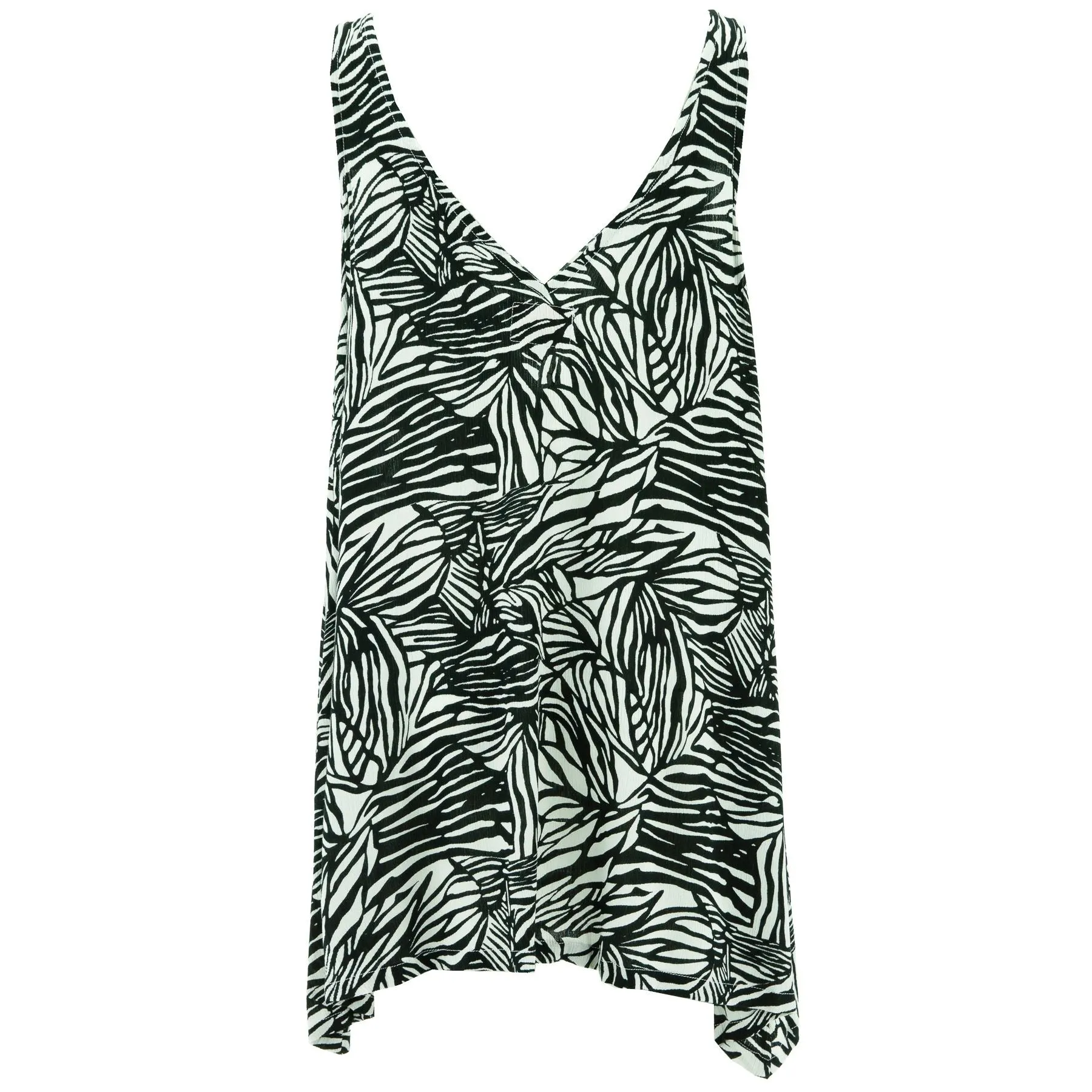 Floaty Asymmetrical Summer Dress - Funky Zebra