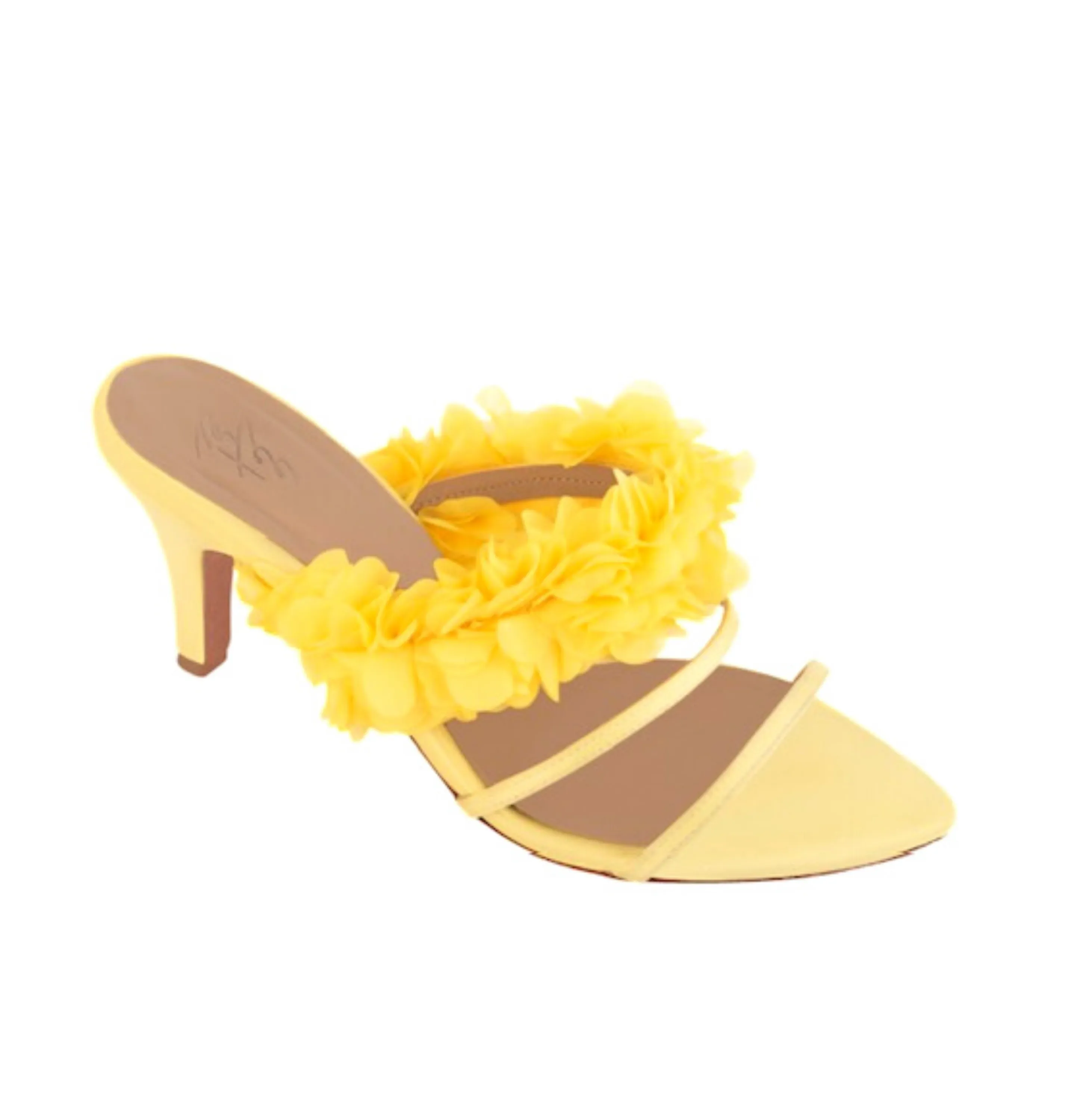 FLORA YELLOW MULES