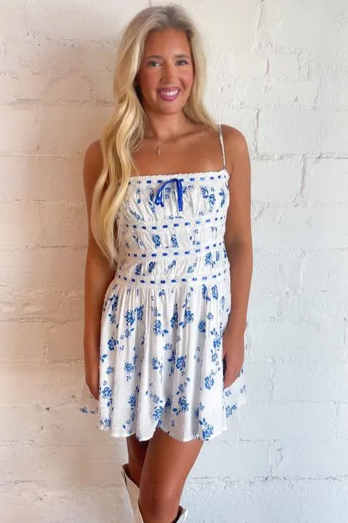 Floral Blues Dress