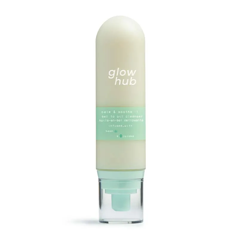 Glow Hub Calm & Soothe Gel to Oil Cleanser