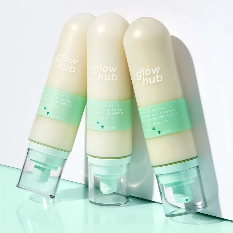 Glow Hub Calm & Soothe Gel to Oil Cleanser