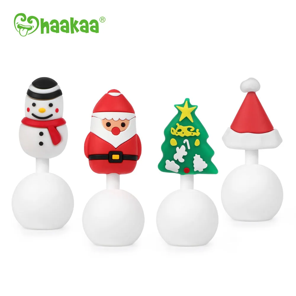 Haakaa Winter Holiday Silicone Breast Pump Stopper 1pk (limited Edition)