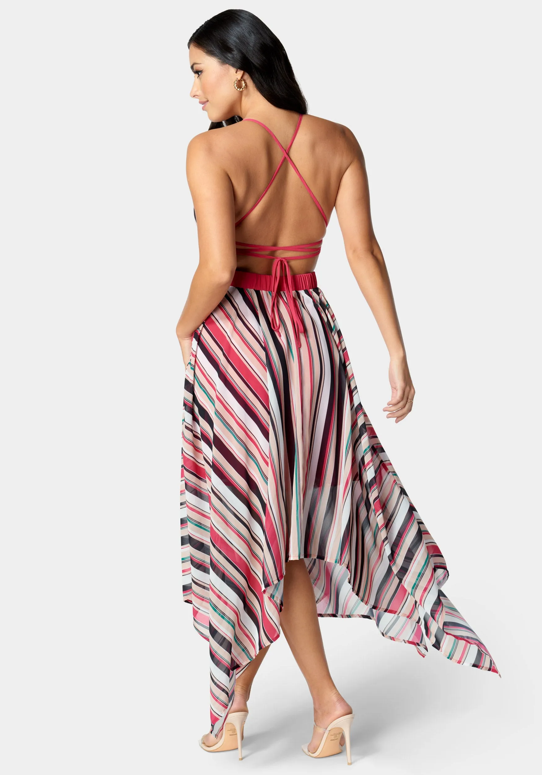 Handkerchief Printed Maxi