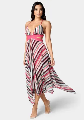 Handkerchief Printed Maxi