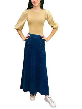 Hard Tail Angle Pocket Long Skirt RAC-18