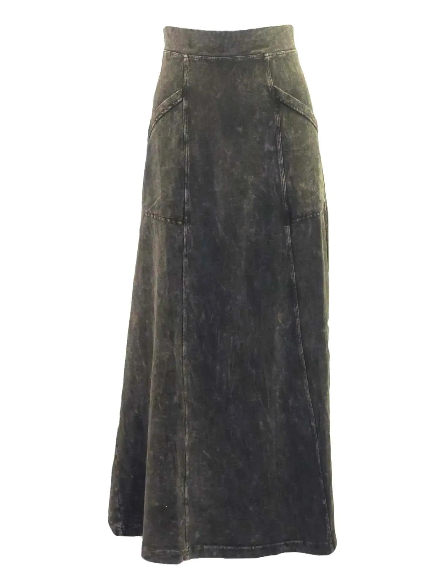 Hard Tail Angle Pocket Long Skirt RAC-18