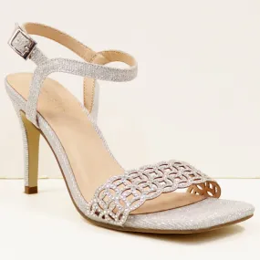 HIGH HEEL EVENING SANDAL