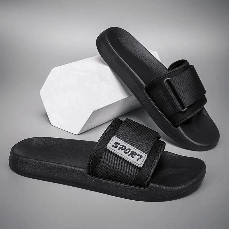 Hnzxzm 2024 New Luxury Youth Casual Walking Slides Comfortable Water Swimming Sandals Men Daily Travel Slippers Big Size 47