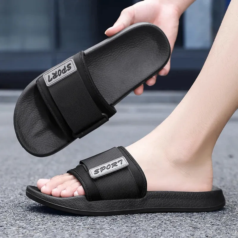 Hnzxzm 2024 New Luxury Youth Casual Walking Slides Comfortable Water Swimming Sandals Men Daily Travel Slippers Big Size 47