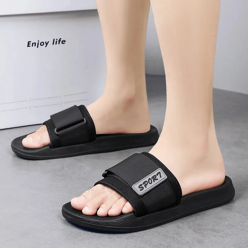 Hnzxzm 2024 New Luxury Youth Casual Walking Slides Comfortable Water Swimming Sandals Men Daily Travel Slippers Big Size 47