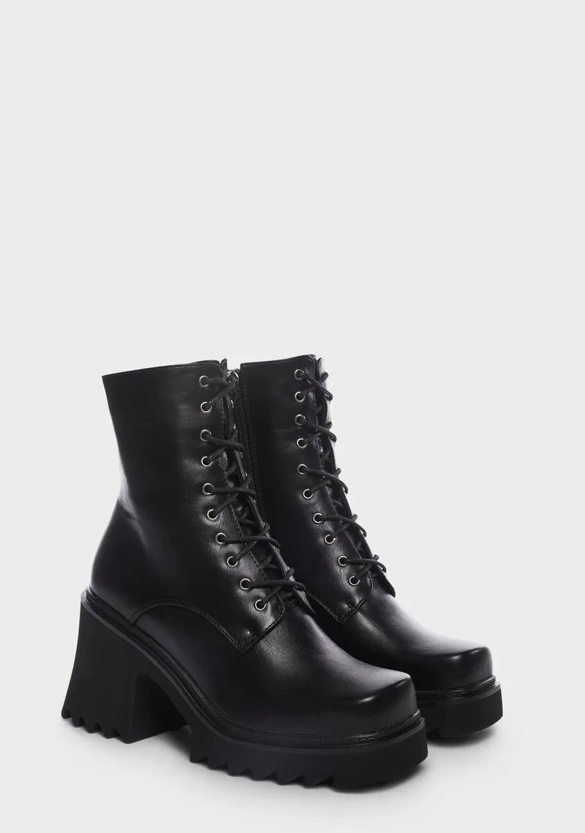 In Opposition Combat Boots