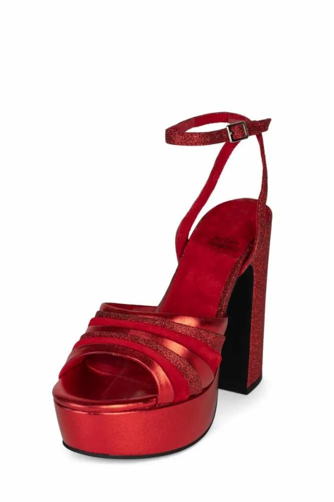 Jeffrey Campbell  Women's Boogie_Dwn Red M